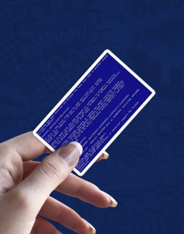BSOD stiker za laptop auto