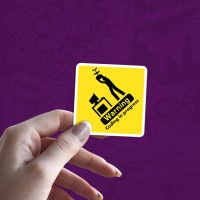 Coding in progress stiker za laptop auto