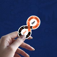 Dev Ops stiker za laptop auto