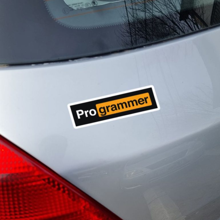 ProGrammer stiker za laptop auto