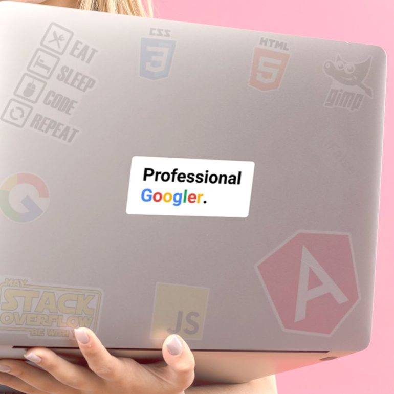 Professional Googler stiker za laptop auto