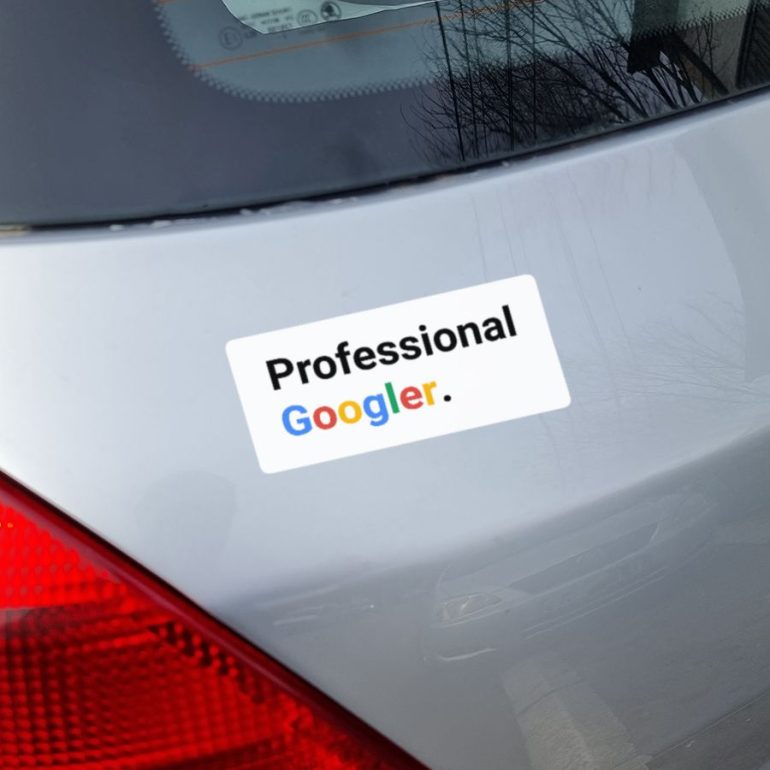 Professional Googler stiker za laptop auto