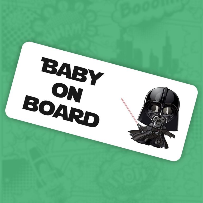 Darth Baby nalepnica stiker za auto