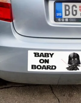 Darth Baby nalepnica stiker za auto