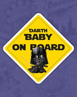 Darth Baby on board nalepnica stiker za auto