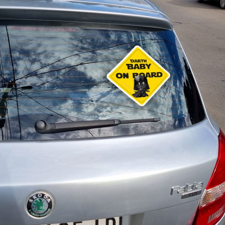Darth Baby on board nalepnica stiker za auto