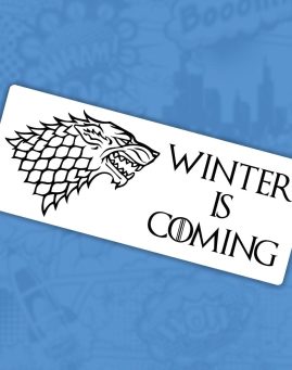 GoT Winter is coming nalepnica stiker za auto