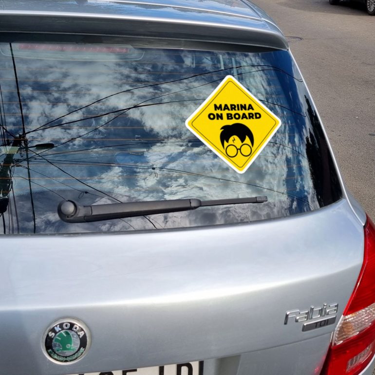HP Custom nalepnica stiker za auto