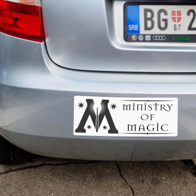 HP Ministry of magic nalepnica stiker za auto