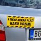 I mene nekad plasi nalepnica stiker za auto