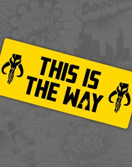 Mandalorian This is the Way nalepnica stiker za auto