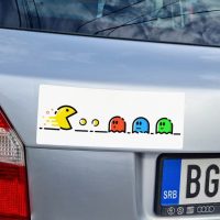 Pacman nalepnica stiker za auto