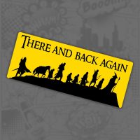 There and back again nalepnica stiker za auto