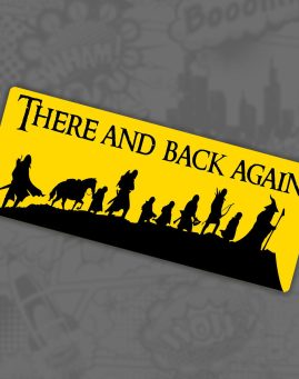 There and back again nalepnica stiker za auto
