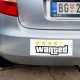 Wanted nalepnica stiker za auto