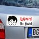 Wizard on board nalepnica stiker za auto
