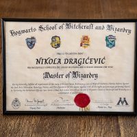 Harry Potter Hogwarts Diploma Hari Poter