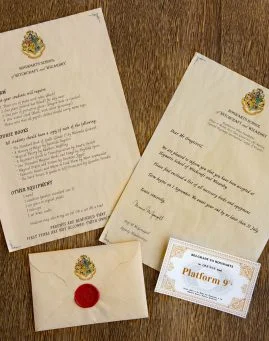 Harry Potter pozivno pismo za Hogwarts