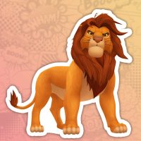 Lion King stiker nalepnica