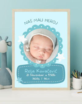 Karta Rodjenja Poklon za bebu