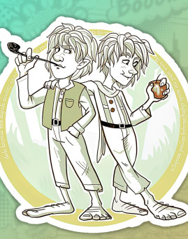 LOTR stiker nalepnica