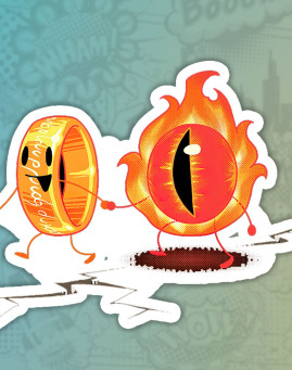 LOTR stiker nalepnica