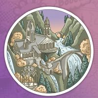 LOTR stiker nalepnica