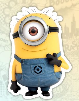 Minions Stiker nalepnica za laptop auto kofer