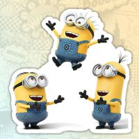 Minions Stiker nalepnica za laptop auto kofer