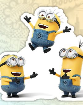 Minions Stiker nalepnica za laptop auto kofer
