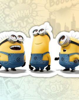 Minions Stiker nalepnica za laptop auto kofer
