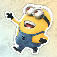 Minions Stiker nalepnica za laptop auto kofer