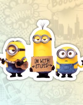 Minions Stiker nalepnica za laptop auto kofer