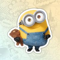 Minions Stiker nalepnica za laptop auto kofer