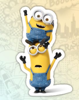 Minions Stiker nalepnica za laptop auto kofer