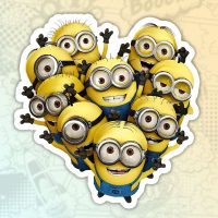 Minions Stiker nalepnica za laptop auto kofer