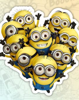 Minions Stiker nalepnica za laptop auto kofer