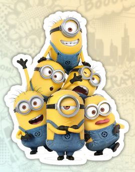 Minions Stiker nalepnica za laptop auto kofer
