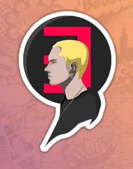 Razno stiker nalepnica za laptop auto kofer