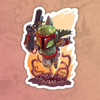 Star Wars Stiker nalepnica za laptop auto kofer