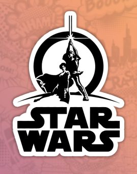 Star Wars Stiker nalepnica za laptop auto kofer