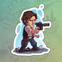 Star Wars Stiker nalepnica za laptop auto kofer