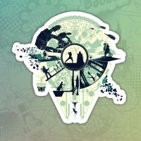 Star Wars Stiker nalepnica za laptop auto kofer
