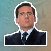 The Office Stiker nalepnica za laptop auto kofer