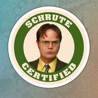 The Office Stiker nalepnica za laptop auto kofer