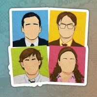 The Office Stiker nalepnica za laptop auto kofer