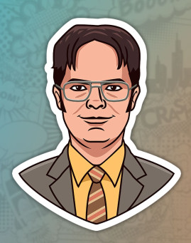 The Office Stiker nalepnica za laptop auto kofer
