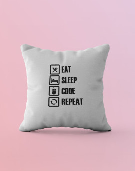 Eat sleep code repeat Jastuk