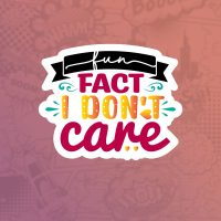 Fun fact Fun Fact Mass stiker