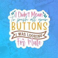 Push buttons Mass stiker